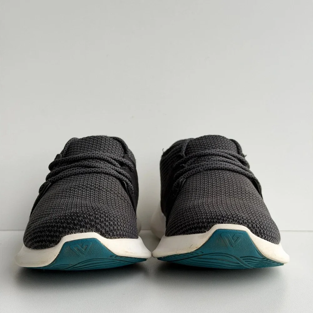 Vessi Everyday Classic Sneakers Women 8 Black Waterproof Knit Lightweight Casual